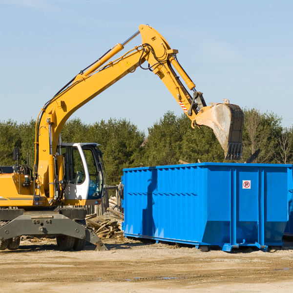 what size residential dumpster rentals are available in Tylersport Pennsylvania